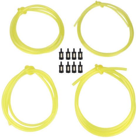 Tuyau d'alimentation en carburant automobile de 1,5 mètre, jaune, pour tronçonneuses domestiques (1/5)