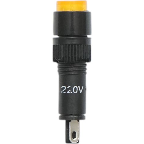 Indicatore di segnale industriale LED giallo 220V Ø 8mm Breckner Germany (1/4)