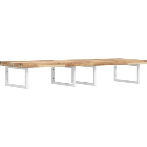 Maison Exclusive - Waschbeckenregal Wandmontage Stahl und Akazien