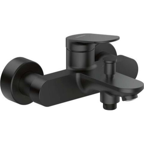 Duravit Wave - Miscelatore per vasca da bagno, nero opaco WA5230000046 (1/2)