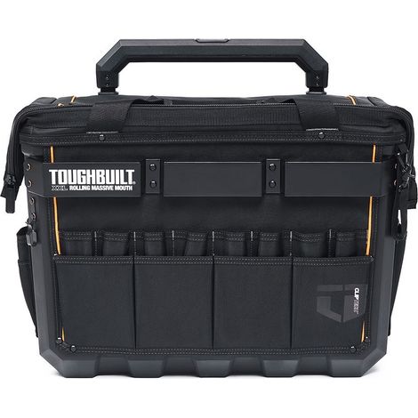 Borsa porta attrezzi toughbuilt massive mouth xxl ruote manico telescopico