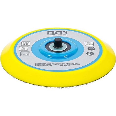 Plateau Autoagrippant D.150 mm - Compatible Art. 3290 / 8688 - Fixation Rapide et Pratique, - (1/5)