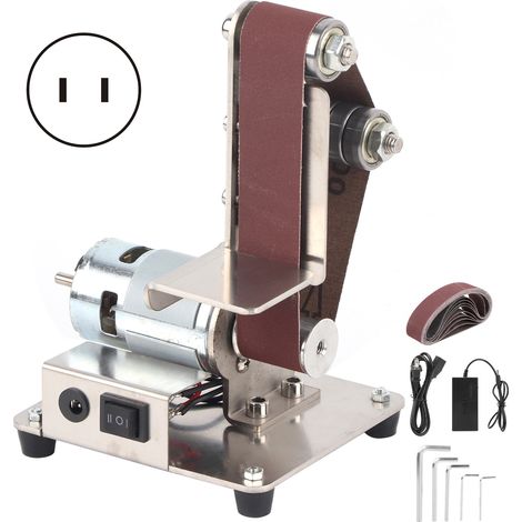 775 Ponçeuse multifonction mini ceinture électrique DIY polissage meuleuse 110‑240V fiche US (1/5)