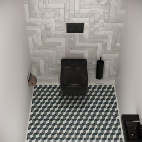 Carrelage Imitation Carreaux De Ciment 20x20 LA VILETTE Gustave (1m²) - Les Carreaux de Jean (1/5)