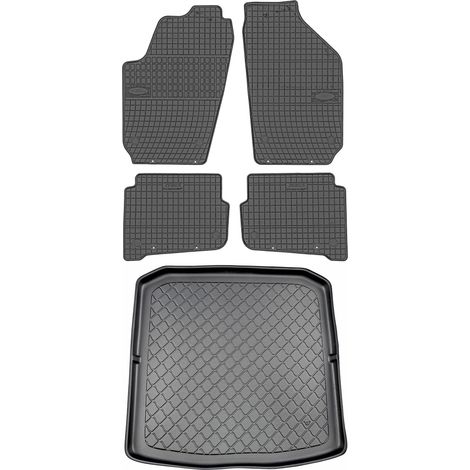 Skoda Fabia I 6Y Kombi de 2000 a 2007 - Juego de alfombrillas de goma para coche + alfombrilla para maletero (1/5)