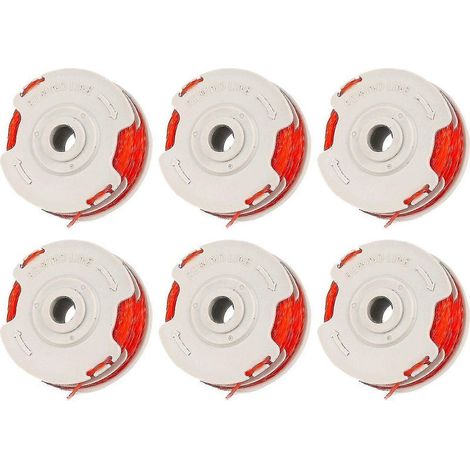 Lot de 6 bobines et lignes de rechange pour coupe-bordures Fly021 pour Flymo (1/5)