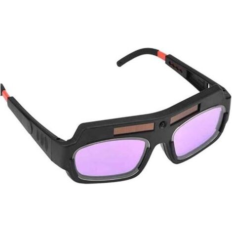 Lunettes de soudure Lunettes de protection protectrices pour assombrissement automatique solaire des lunettes de soudure pour le soudage à l'arc sous argon+lunette de soudure à l'arc lunette de soudu (1/5)