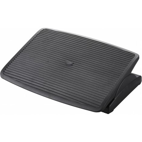 [GEBRAUCHT] Hjh Office Fußstütze Piedino Stripe Schwarz Neigbar Büro Schreibtisch Stützen B-Ware