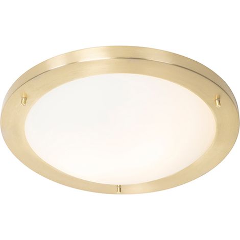 Modern Ceiling Light Gold 41 cm IP44 - Yuma
