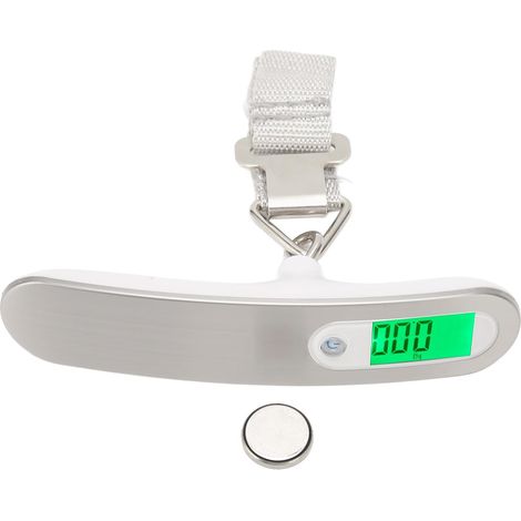 Balance de Voyage pour Bagages, Balance électronique LCD Professionnelle Haute capacité de 50 kg pour Les Voyages en Avion (1/5)