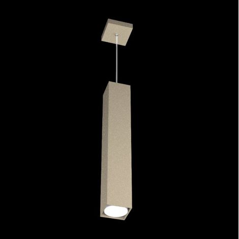 Lampadario moderno top light plate 1129 s50 gx53 led metallo sospensione, finitura metallo sabbia (1/5)