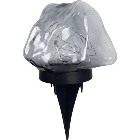Solarbetriebene LED-Bodenleuchten für den Außenbereich, Gartenwege und Gehwege, mehrfarbig, Einheitsgröße, transparente Mini-Lichterketten