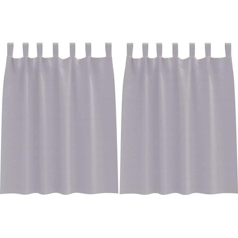 Maison Exclusive - Verdunkelungs-Vorhänge mit Ringen 2 pcs Metall