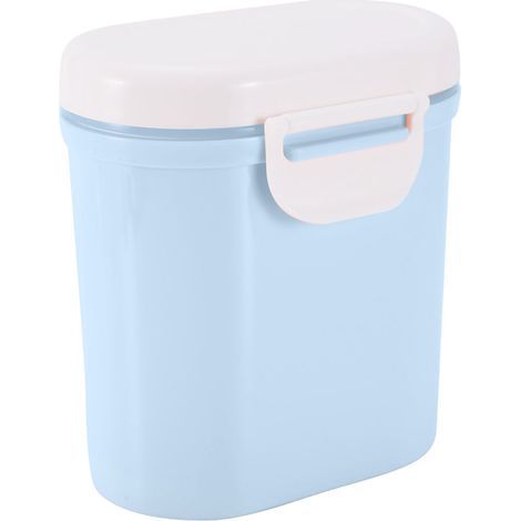 Boîte de Stockage Hermétique pour Lait en Poudre, Portable et Sécuritaire pour Congélateur (Bleu, Taille L) (1/5)