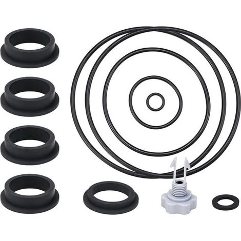 Kit de joints de remplacement pour pompe de filtre à sable Intex 25013 : soupape de purge d'air et joint en L/O (1/4)