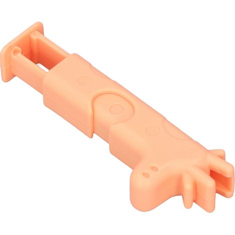 Hochdruckbeständige, feuchtigkeitsbeständige Verschlussclips mit Giraffenmuster für Gefrierbeutel, Brottüten, Snackbeutel, orange (1/5)