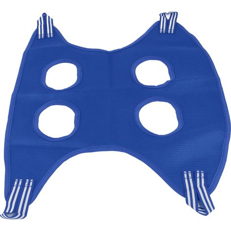 Ensemble de toilettage pour chien : hamac respirant et sûr avec peigne et coupe-ongles, pour chiot et chat (bleu, 10 pièces, taille M). (1/5)
