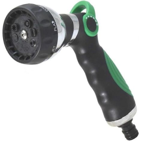 High Pressure Watering Gun with Adjustable Spray Patterns, Hose (1/5)