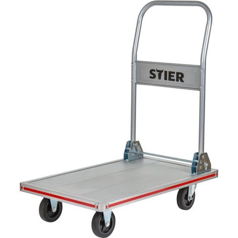 Chariot à plate-forme repliable en aluminium STIER (1/4)