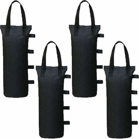 Lot de 4 Poids de Gazebo pour Tonnelle et Pavillon, Sac de Lestage Sable pour Jambes, Tentes Pare-Soleil, Parasol (1/4)