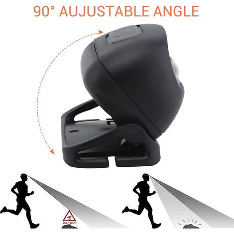 IPX6 wasserdichte Stirnlampe mit superheller LED-Sensor-Taschenlampe, USB-aufladbar, ideal für Outdoor-Aktivitäten wie Radfahren, Angeln und Camping. (1/5)