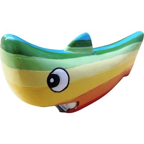 Apriscatole d-dep Jarjaws da 12,5 cm a forma di squalo arcobaleno