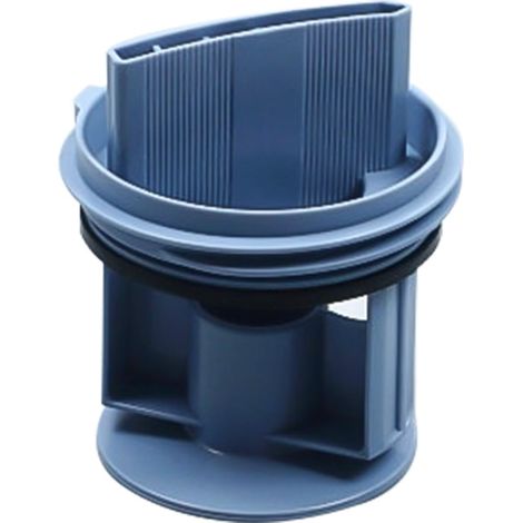 Filtro antipelucchi compatibile con Bosch Siemens Constructa Neff per lavatrice e asciugatrice 00647920 647920 00605010 605010 00602008, Tappo pompa di scarico, Tappo di scarico (blu) [Classe energeti