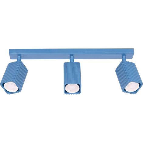 Deckenleuchte RAYO 3L himmelblau Aluminium 3xGU10 45cm Sollux (1/5)