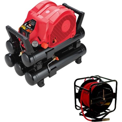 SCAB Pack compresseur MAX AKHL1260EX + enrouleur 30m - PACK48EXECO (1/2)