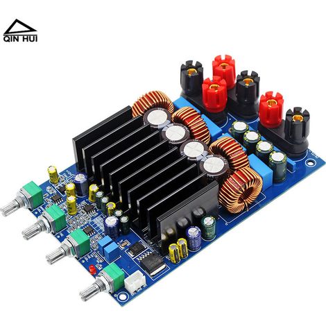 2.1-Kanal-HiFi-Verstärkerplatine (300 W) + 2 leistungsstarke 150-W-HiFi-Subwoofer (1/4)