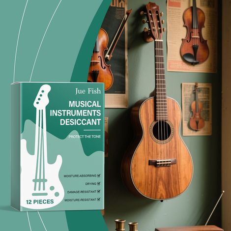 Musical Instrument Desiccant: Gentle Formula, Moisture-Absorbing and Moisture-Proof, Universal Desiccant for Musical Equipment -- 12 pieces (1/5)