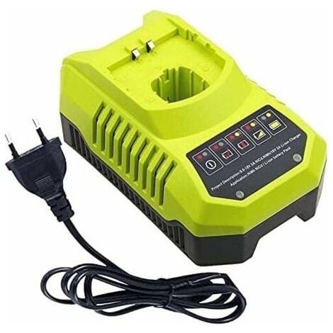 Pour Ryobi P117 P118 P118 Chargeur pour Ryobi one 9.6 V-18V Lithium Ion NiMH Batterie P100 P102 P103 P104 P105 P107 P108 P109 18 Volt One + Batterie (1/5)