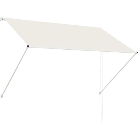 vidaXL Retractable Awning 200x150 cm Cream (1/5)