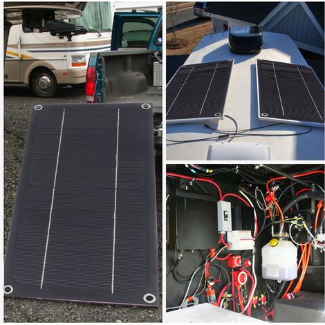Panneaux solaires en silicium monocristallin adaptés aux automobiles, camping-cars, avions et cultures agricoles extérieures puissance 600 W, tension 18 V. (1/5)