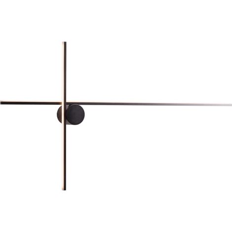 Applique ARNE Maxlight nero LED 15W 90x45cm IP44 3000K (1/4)