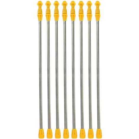 8 Pièces Accessoires De Pulvérisateur Rampe En Acier Inoxydable Poteau Deau Longue Pulvérisation Rallonge Plastique Provisions Plante - (1/5)