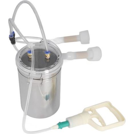 Machine à traire manuelle - ZJCHAO - 2L - Forte aspiration - Matériau durable - Grande capacité (1/4)