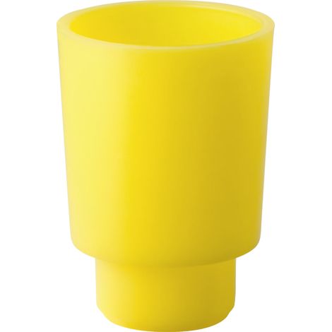 Bouchon de protection PE jaune d 45 pour raccord de siphon coudé 362796