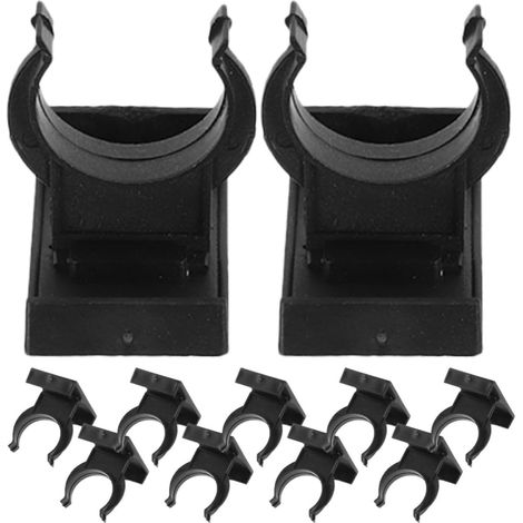 Clips de fixation pour pieds meubles cuisine, en plastique noir, (1/5)