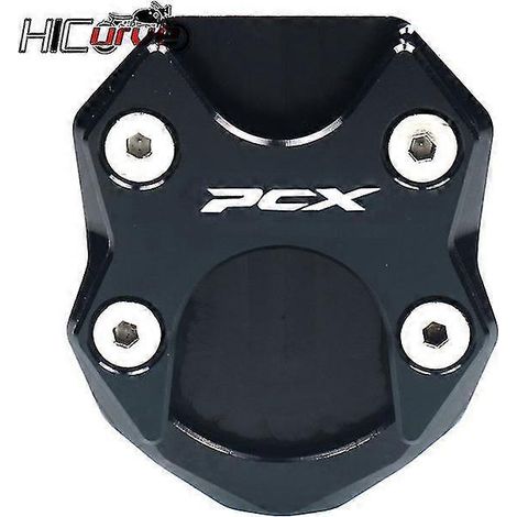 CNC-gefräste Seitenständerverlängerung für Honda PCX125, PCX150 und PCX 125/150 (2018–2021) – Schwarz