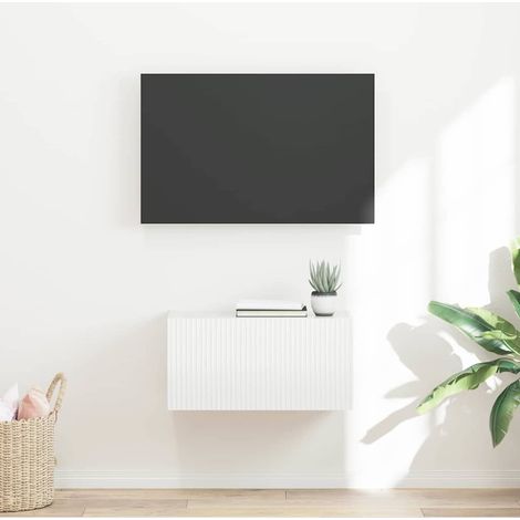 TV-Wandschrank Glänzend Weiß 60 x 31 x 29,5 cm Holzwerkstoff (1/5)
