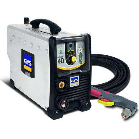 GYS – Découpeur plasma 40A – Coupe jusqu'à 15 mm – Technologie inverter pour acier et aluminium – Panneau de commande intuitif