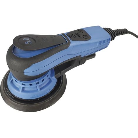 Brosse sans Carbone 350W Ponceuse électrique de 6 Pouces Outil de ponçage à Vitesse Variable à 6 Vitesses Peinture de Voiture Mastic Bois Ponçage et Polissage à Sec (1/5)