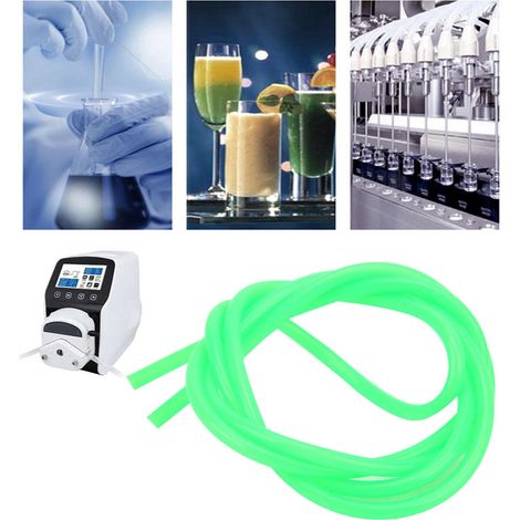 Pompe péristaltique, pompe de titration, tube d'extension externe en silicone vert, 2 mm x 4 mm (1/5)