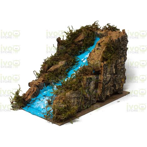 Cascata 14 x 20 x 14 cm per Presepe con 5 Luci a Batteria 11023 (1/6)