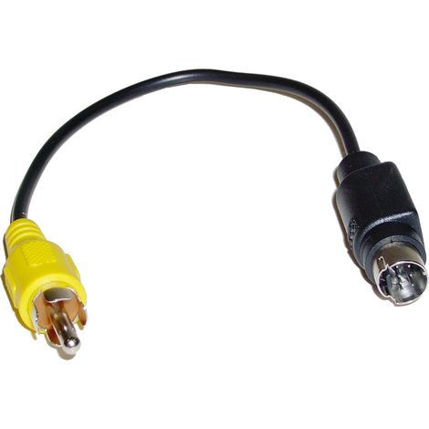 BeMatik - SVHS pour adaptateur vidéo composite-7 (RCA-M/MiniDIN7-M)