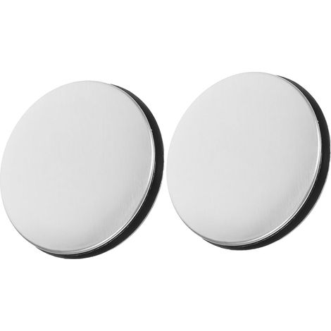 2 Pièces Cache Trou de Robinet Acier Inoxydable (1/5)