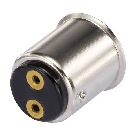 TRU COMPONENTS 1243988 Support d'ampoule Culot (mini-lampes): BA15d Connexion: cosses à souder 1 pc(s) S453451 (1/2)