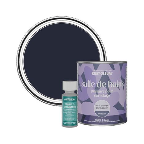 Peinture pour Carrelage de Salle de Bain, Finition Brillante - Odyssée 750ml (1/3)