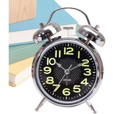 Réveil Mécanique Minuteur Montre Vintage Silencieux sans Tic-Tac (1/5)